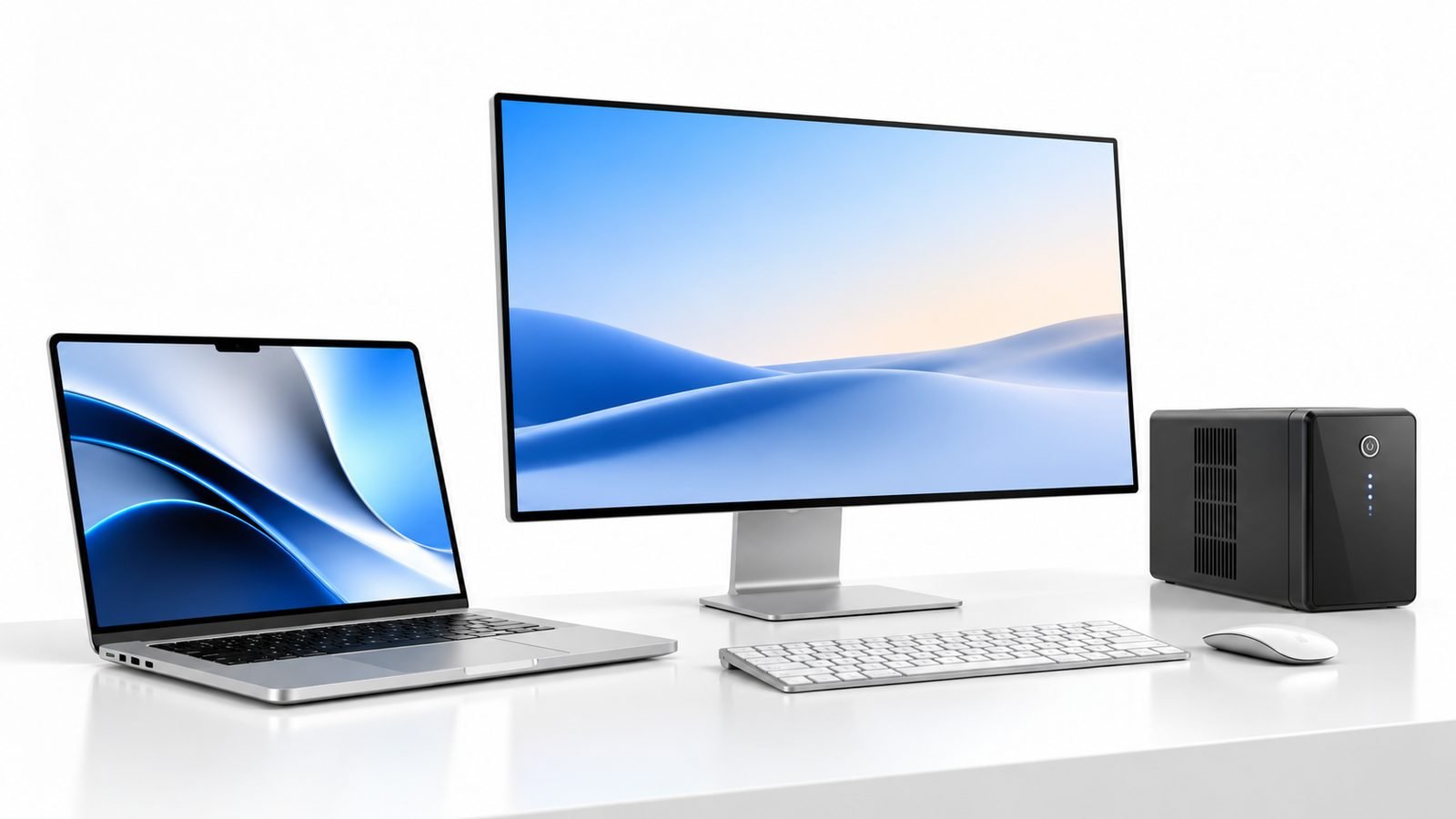 Laptops and desktops at Dos Electronics