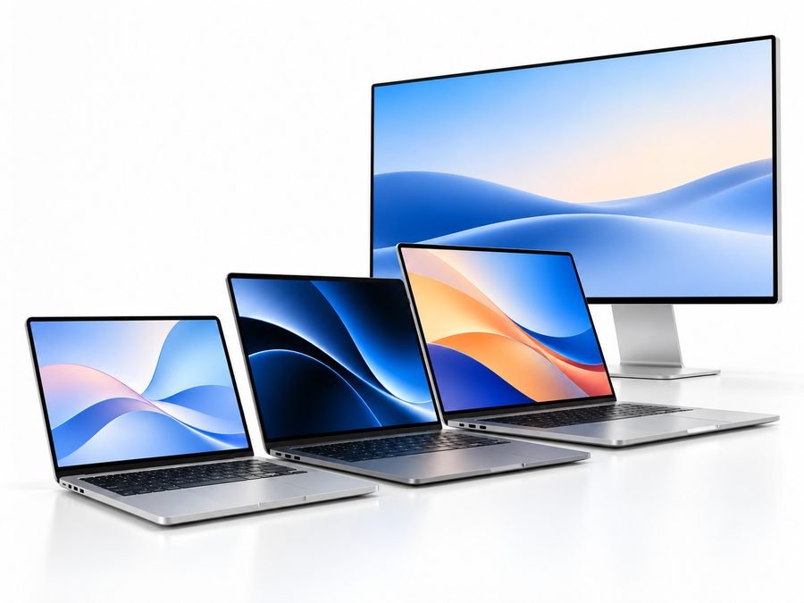 Laptops and desktops