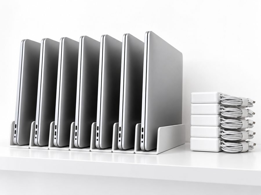 Laptops ready for rental